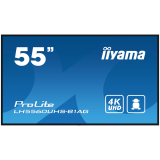 Iiyama ProLite LH5560UHS-B1AG55" Diagonal Class (54.6" viewable) LED-backlit LCD display digital signage with built-in SoC media player 4K UHD (2160p) 3840 x 2160 edge-lit black matte finish LH5560UHS-B1AG