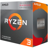AMD CPU Desktop Ryzen 3 4C/4T 3200G (4.0GHz,6MB,65W,AM4) box, RX Vega 8 Graphics, with Wraith Stealth cooler
