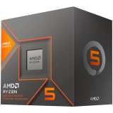 AMD CPU Desktop Ryzen 5 6C/12T 8400F (4.2GHz/4.7GHz,22MB,65W,AM5) box, with Wraith Stealth Cooler