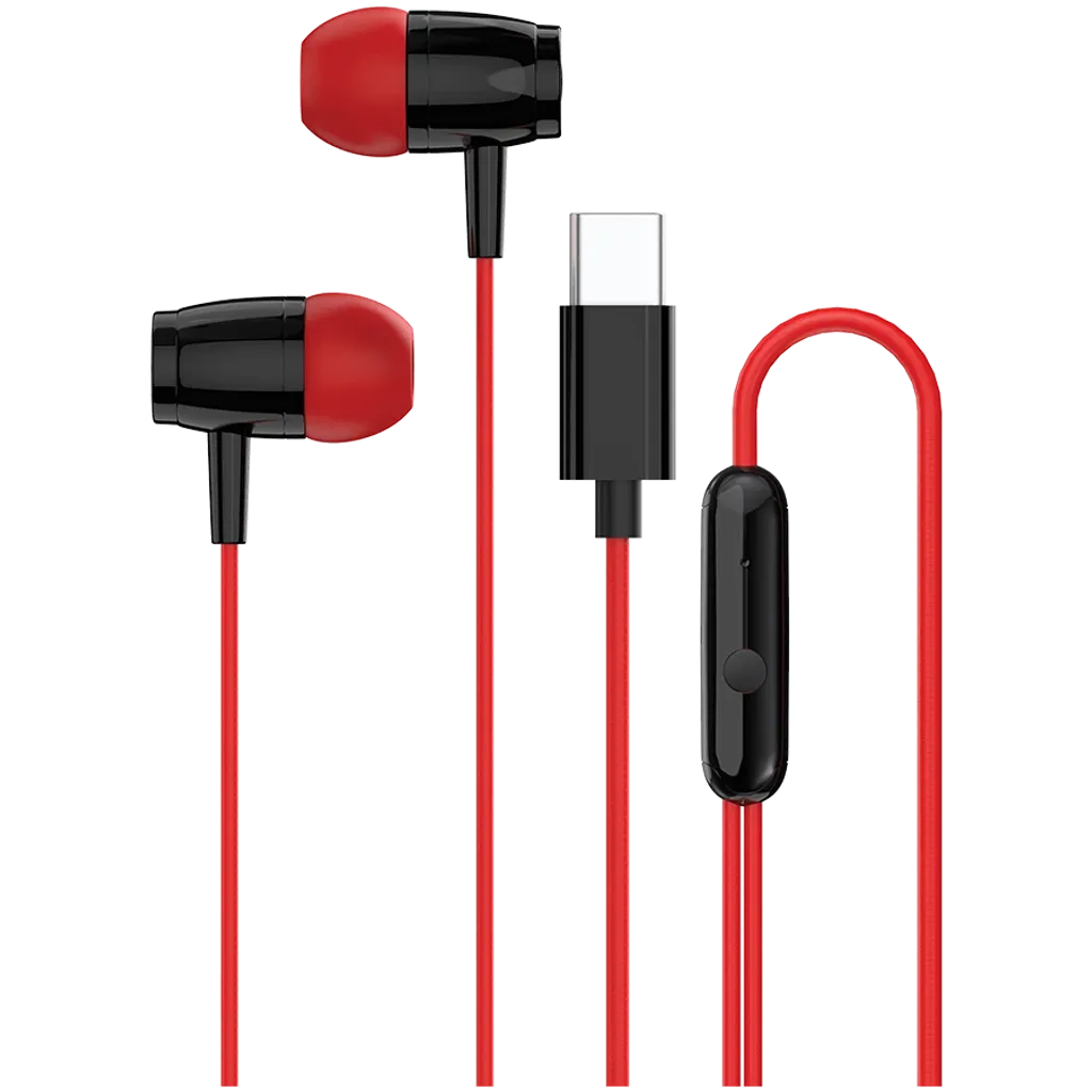 CANYON headphones SEP-5 TYPE-C Red