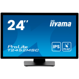 24" IPS Bonded PCAP, 10P Touch with AG and Anti-Finger print coating, 1920x1080, Flat Bezel Free Glass Front, HDMI, DisplayPort, 345cd/m2 (with touch), USB Hub 2x 3.2, Speakers