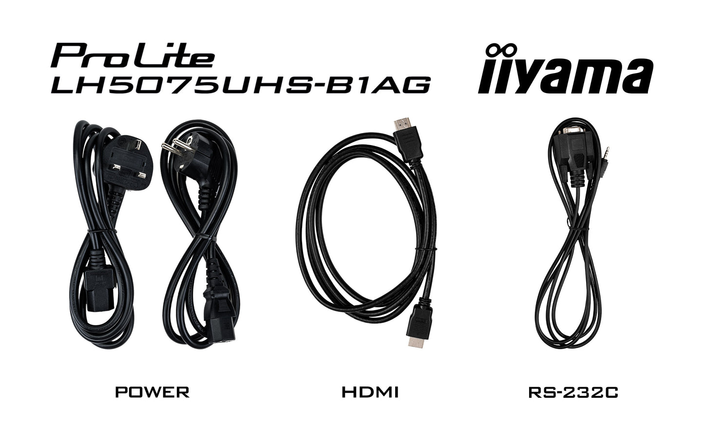 IIYAMA LFD LH5075UHS-B1AG 50" 4K UHD VA 3840 x 2160 @60Hz 500 cd/m² 5000:1 9.5ms Android 11 OS, iiSignage², FailOver, EShare landscape, portrait