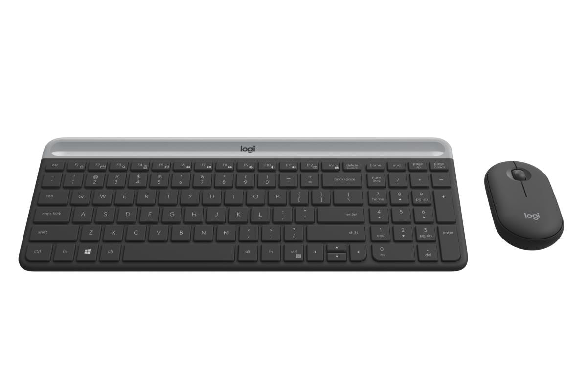LOGITECH MK470 Slim Wireless Combo - GRAPHITE - HRV-SLV-SRB
