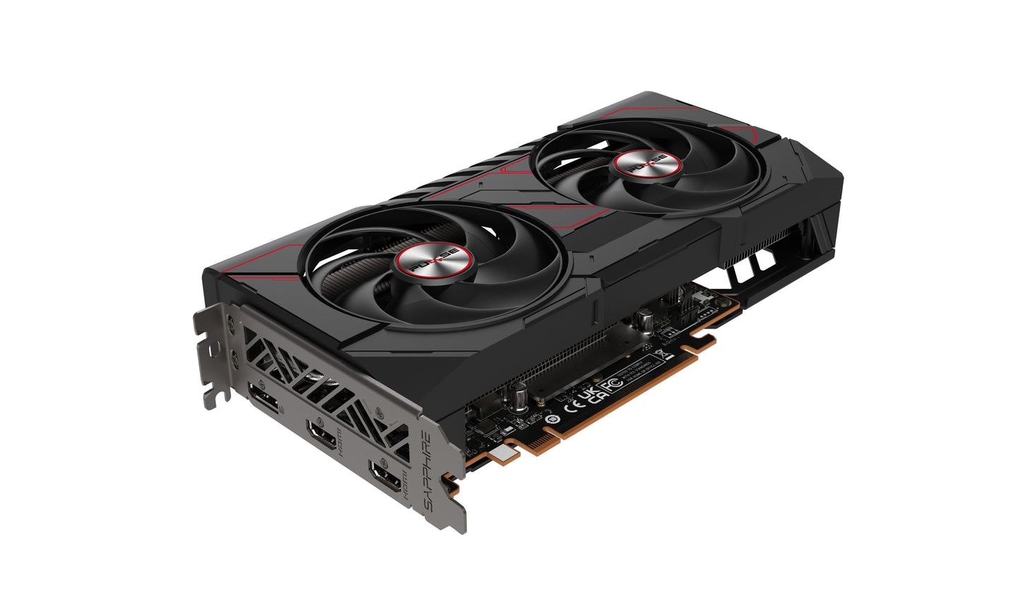 SAPPHIRE PULSE AMD RADEON RX 9060 XT GAMING OC 16GB DUAL HDMI / DP