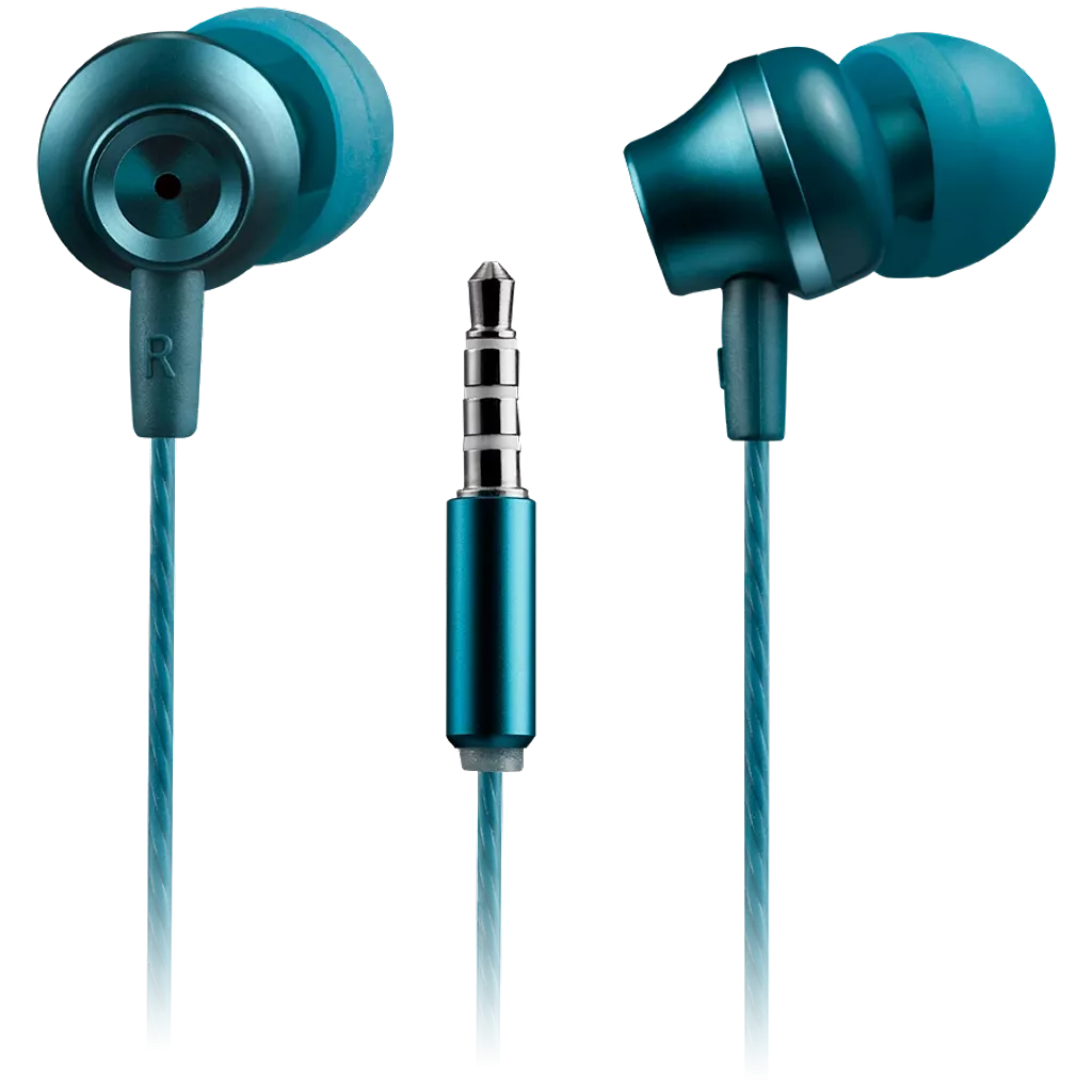 CANYON headphones SEP-3 Mic 1.2m Blue Green