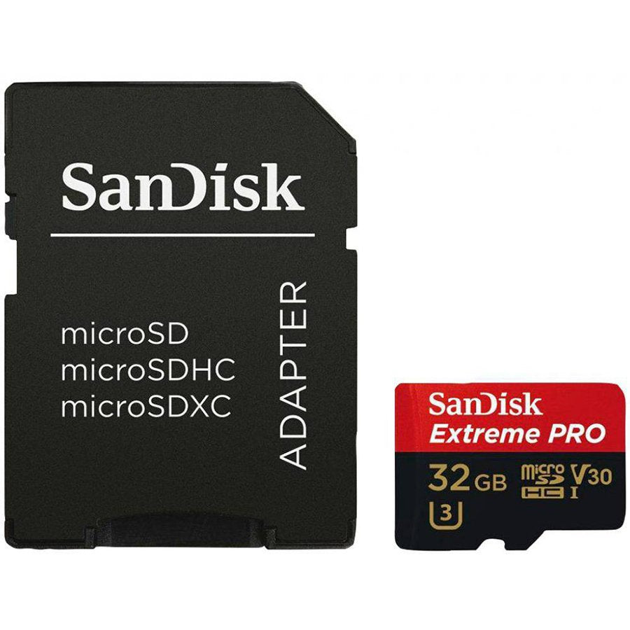 SANDISK Extreme PRO microSDHC 32GB + SD Adapter