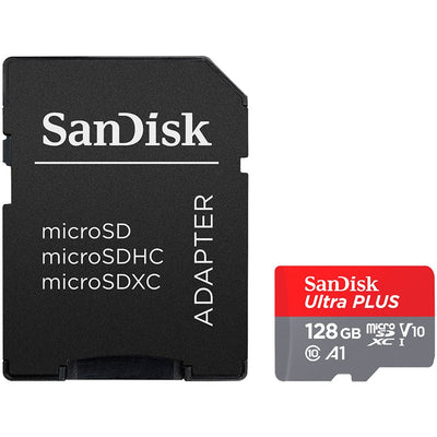 SANDISK High Endurance microSDXC 128GB + SD Adapter