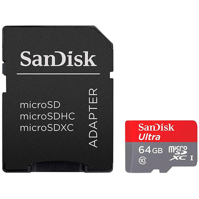 SANDISK High Endurance microSDXC 64GB + SD Adapter