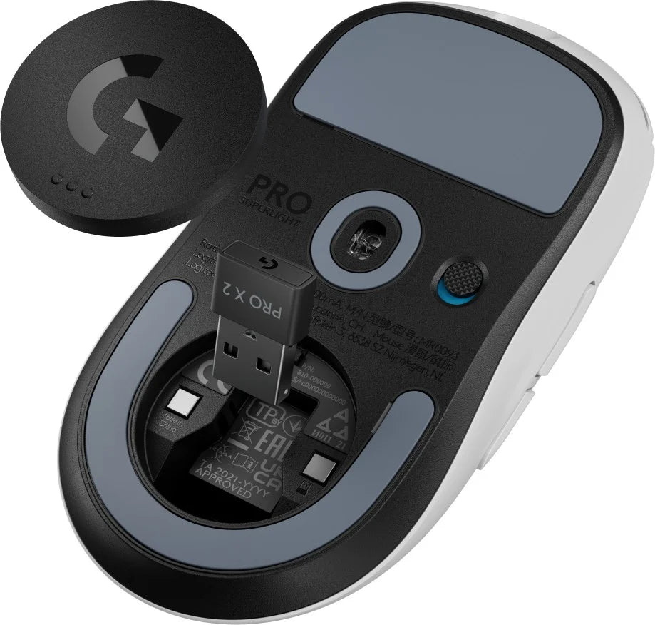 LOGITECH G PRO X SUPERLIGHT 2 LIGHTSPEED gejmerski miš - BELI - 2.4GHZ - EER2