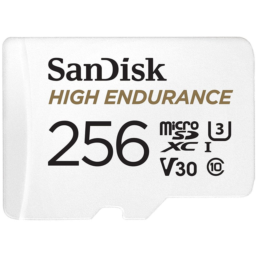 SANDISK High Endurance microSDXC 256GB + SD Adapter