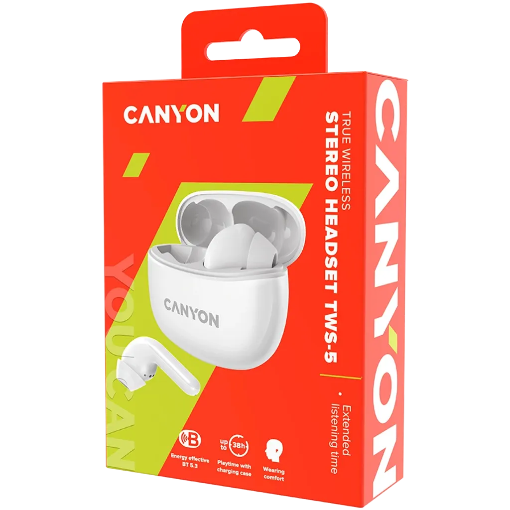 CANYON headset TWS-5 White