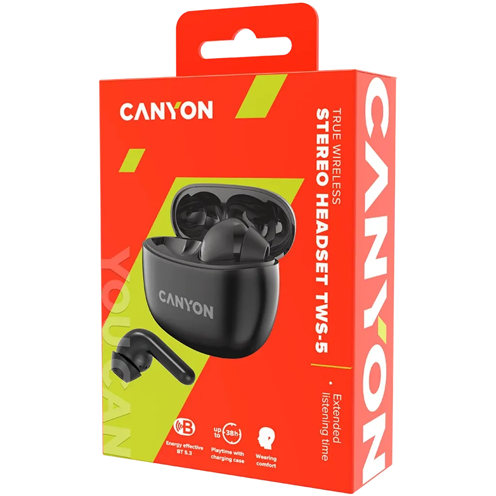CANYON headset TWS-5 Black