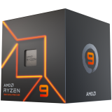 AMD CPU Desktop Ryzen 9 12C/24T 7900 (5.4GHz Max Boost,76MB,65W,AM5) box, with Radeon Graphics and Wraith Prism Cooler