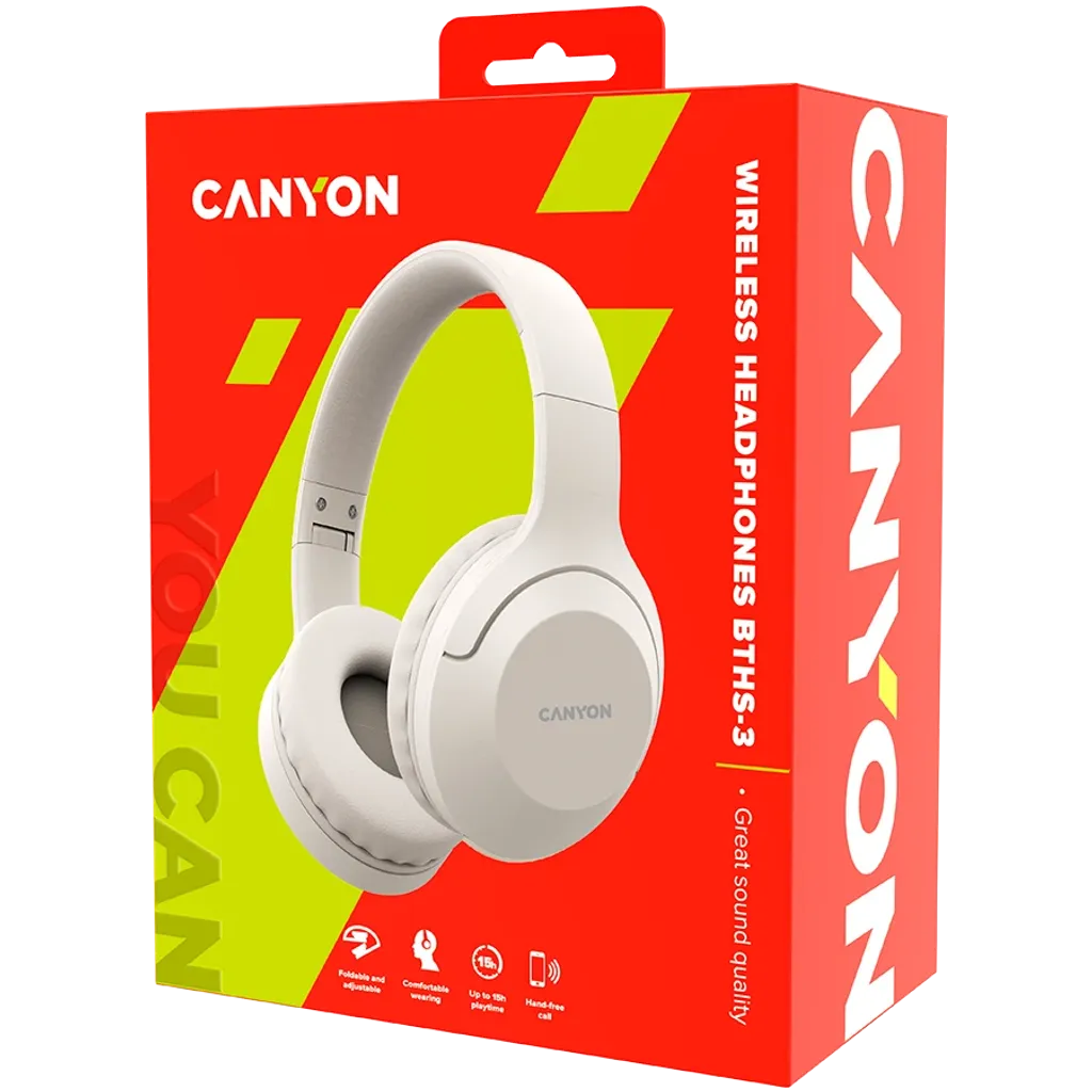 CANYON headset BTHS-3 Beige