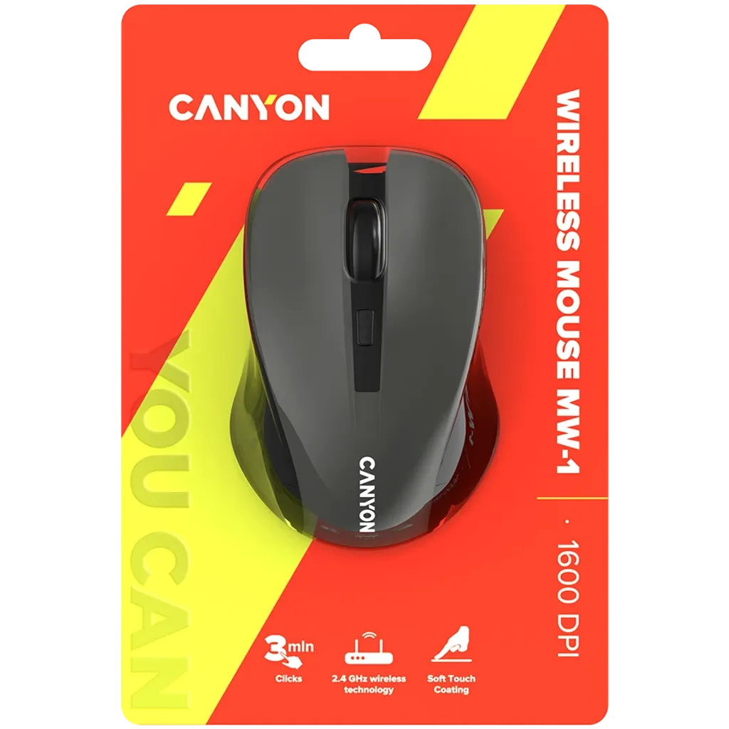 CANYON mouse MW-1 Wireless Grey