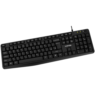 CANYON keyboard KB-1 EN/AD Wired Black