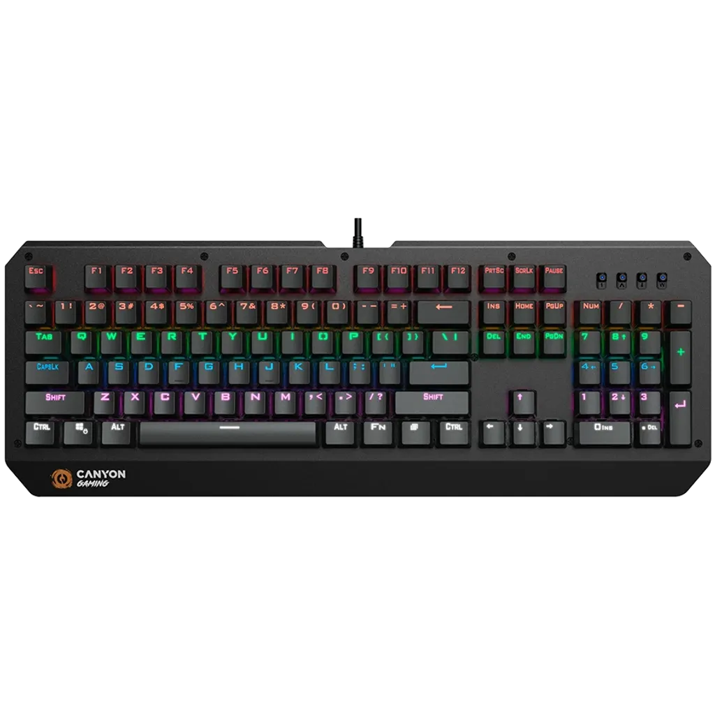 CANYON Hazard GK-6, Wired multimedia gaming keyboard with lighting effect