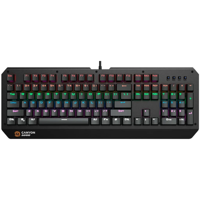 CANYON Hazard GK-6, Wired multimedia gaming keyboard with lighting effect