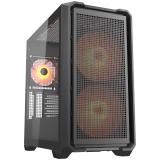 COUGAR MX600 Mini RGB PC Case, Mini Tower, Black