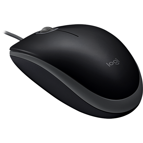 LOGITECH B110 Žični miš - BEŠUMNI - CRNI - USB - B2B