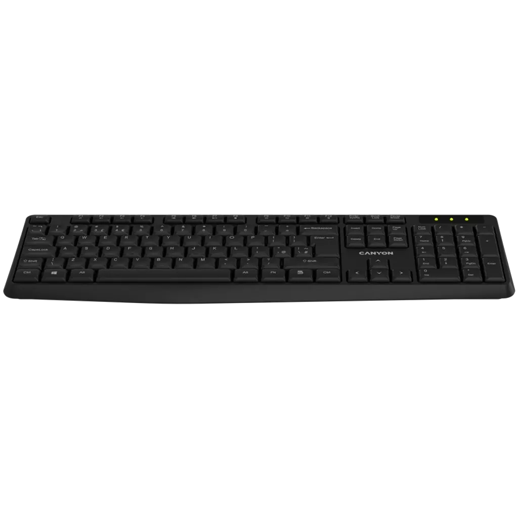 Keyboard KB-W01 EN/AD Wireless Black