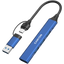 CANYON hub DS-02 4in1 USB-A/C Blue