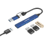 CANYON hub DS-02 4in1 USB-A/C Blue
