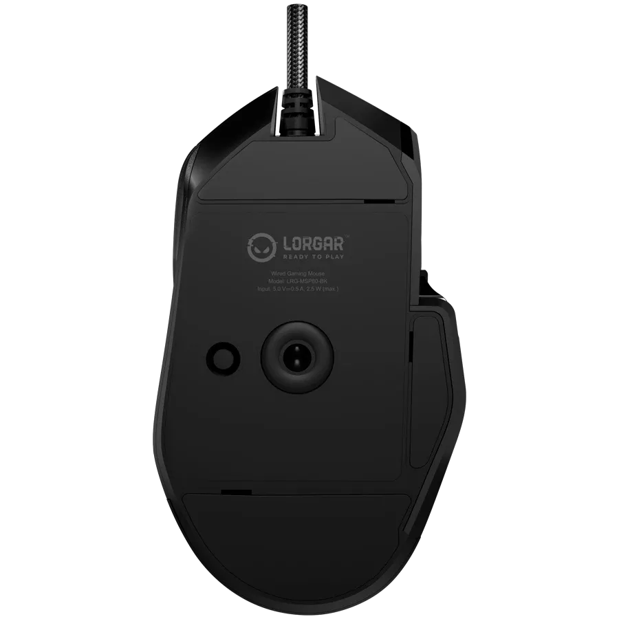 LORGAR MSP80, 8000 Hz Pro gejmerski miš, crni