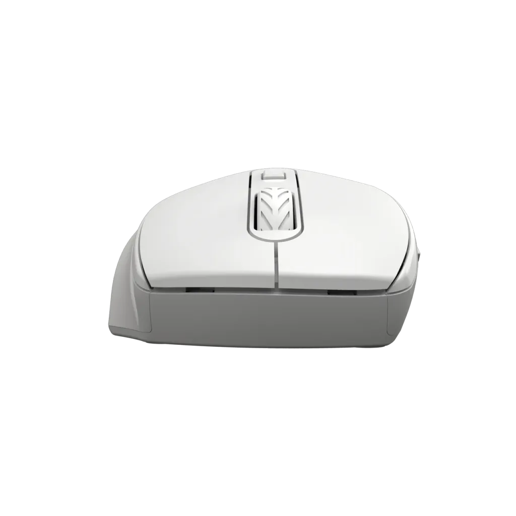 Canyon 6 buttons wireless 2.4Ghz mouse, MX8650A Sensor, DPI up to 1600,Injection case, 3 M life times left and right switches, 2xAAA battery, ABS material, Size: 105x71x40mm, Weight: 59g, white