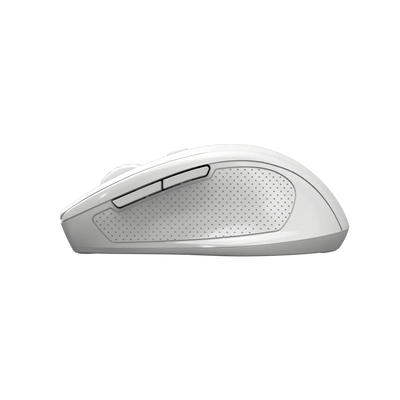 Canyon 6 buttons wireless 2.4Ghz mouse, MX8650A Sensor, DPI up to 1600,Injection case, 3 M life times left and right switches, 2xAAA battery, ABS material, Size: 105x71x40mm, Weight: 59g, white