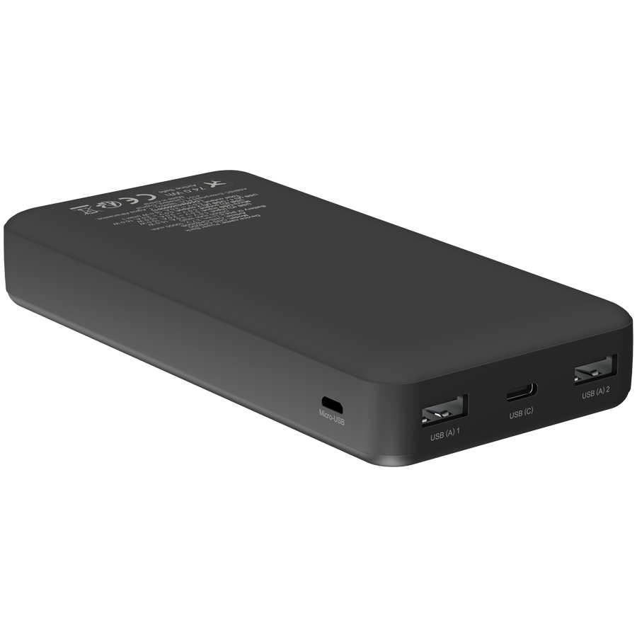 CANYON power bank OnPower 200 20000mAh Black