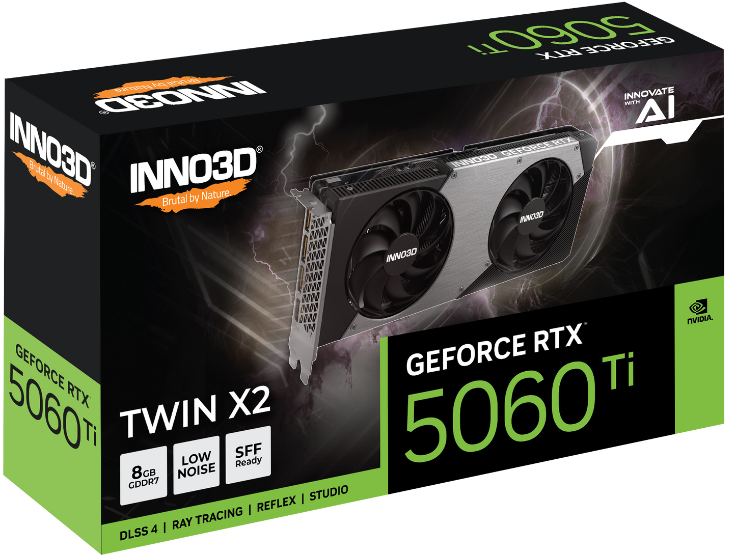 INNO3D GeForce RTX 5060 Ti Twin X2 8GB GDDR7 128-bit 1x HDMI 3x DP