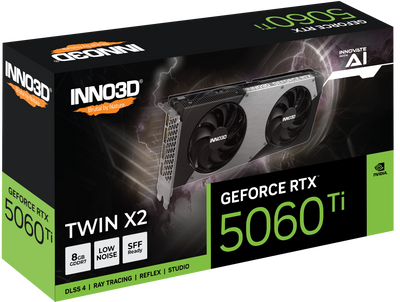 INNO3D GeForce RTX 5060 Ti Twin X2 8GB GDDR7 128-bit 1x HDMI 3x DP