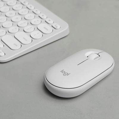 LOGITECH Pebble 2 Bluetooth Keyboard Combo - TONAL WHITE - US INT'L