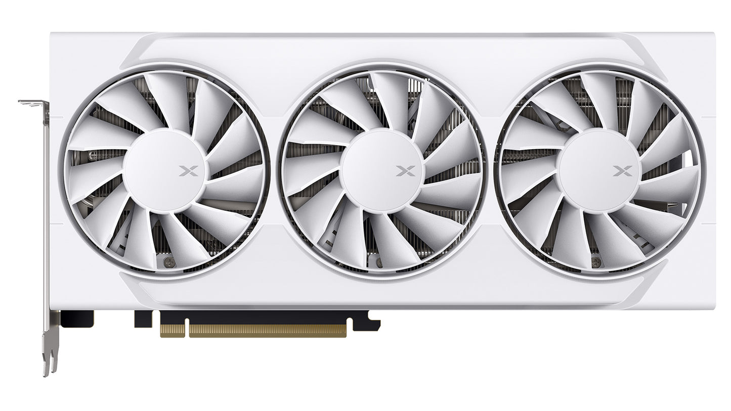 XFX Swift AMD Radeon RX 9060 XT OC White Triple Fan Gaming Edition 16GB GDDR6 128-bit HDMI 2x DP