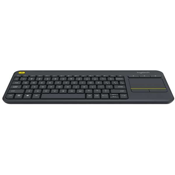 LOGITECH K400 Plus Wireless Touch Keyboard - BLACK - HRV-SLV-SRB