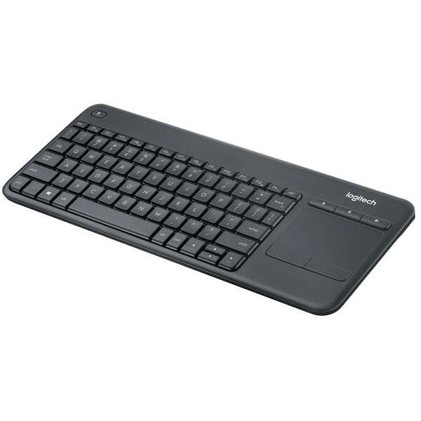 LOGITECH K400 Plus Wireless Touch Keyboard - BLACK - HRV-SLV-SRB