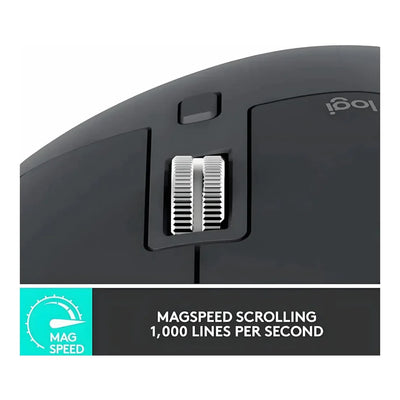 LOGITECH MX Master 3S Performance Wireless Mouse - GRAPHITE - BT - EMEA28i-935