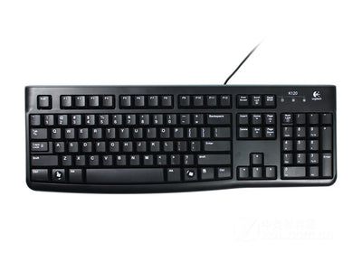 LOGITECH K120 Corded Keyboard - BLACK - USB - HRV-SLV-SRB -B2B