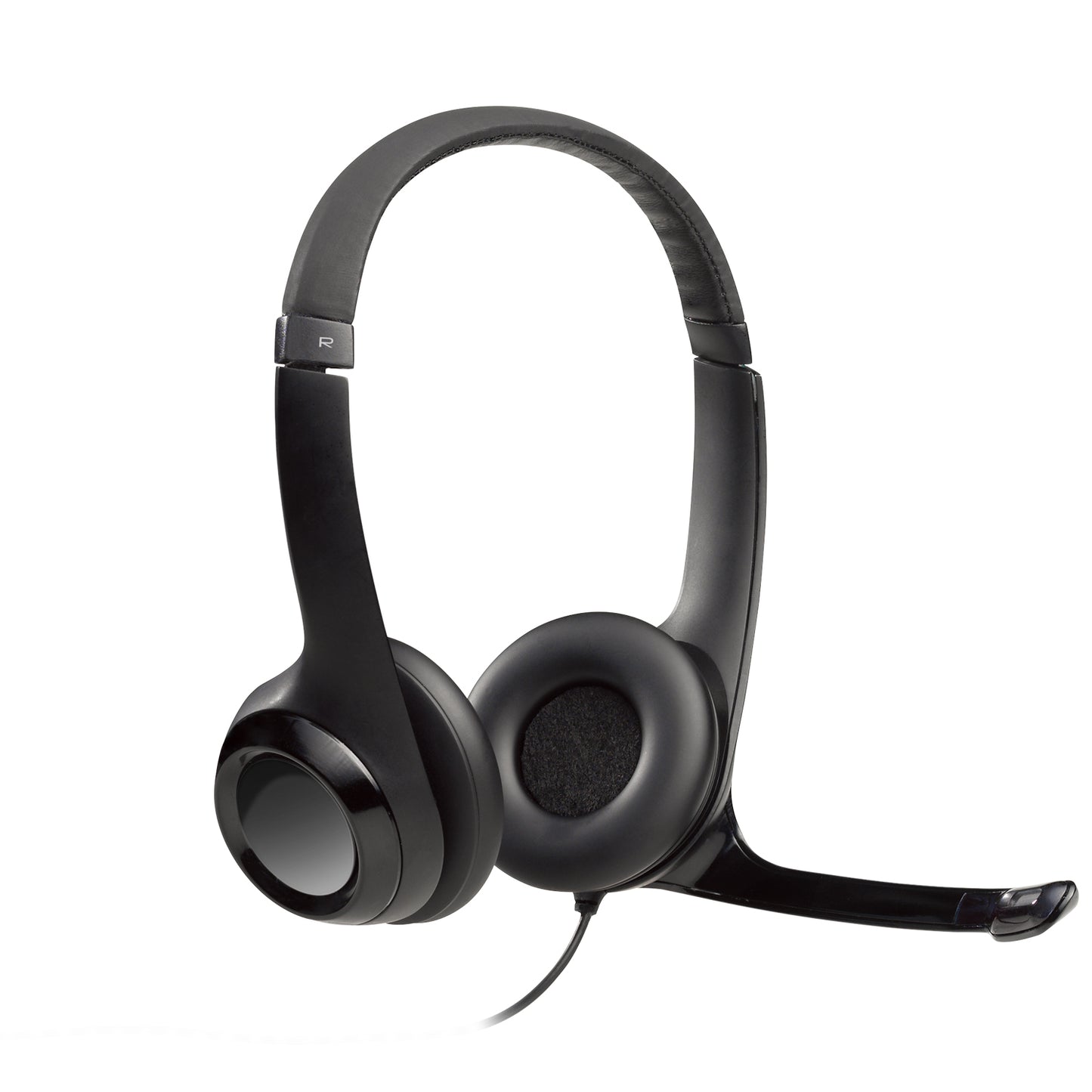 LOGITECH H390 Corded Headset - BLACK - USB