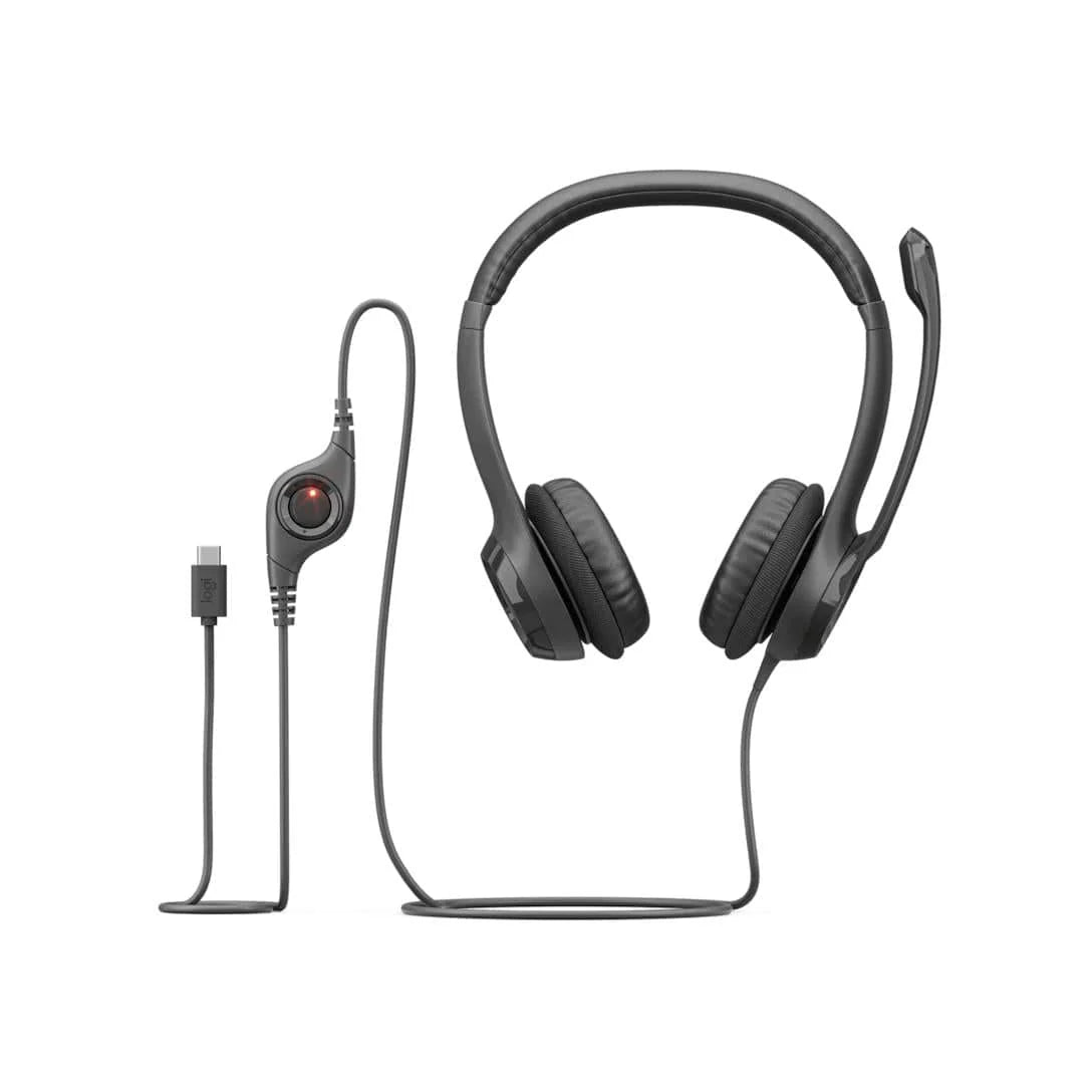 LOGITECH HEADSET-H390 USB-C Computer Headset-MIDNIGHT BLACK-USB-N/A-EMEA28i-935-USB-C