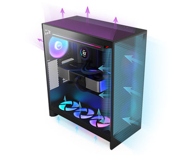 NZXT H7 Flow RGB kućište crno