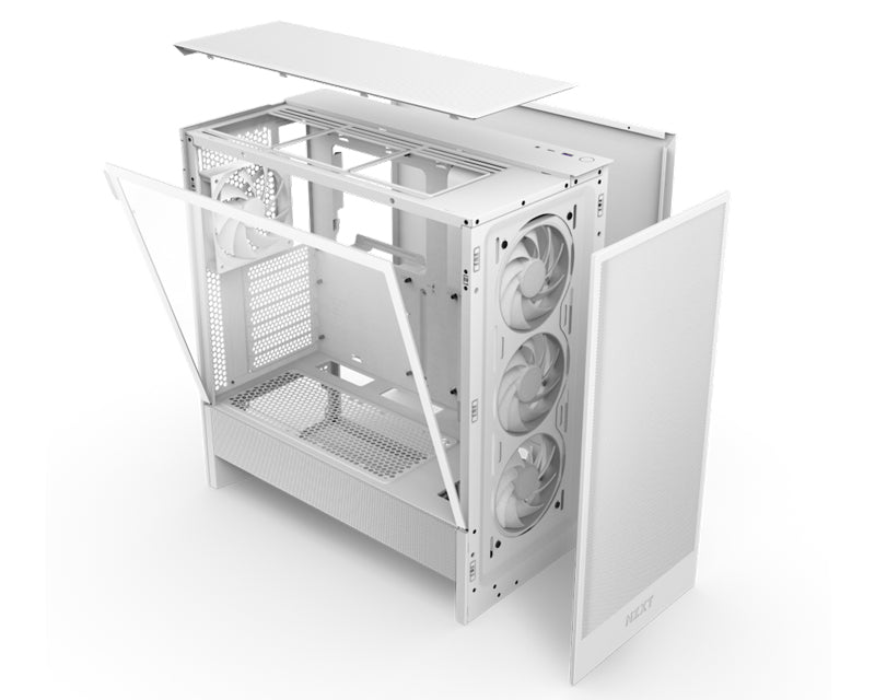 NZXT H5 Flow RGB Gaming kućište belo