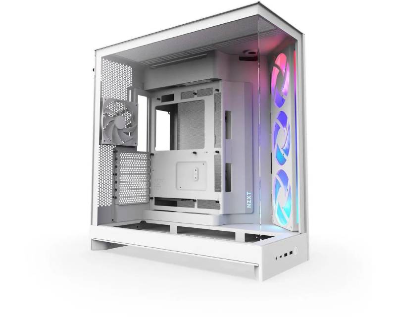NZXT H9 Flow RGB Gaming kućište belo