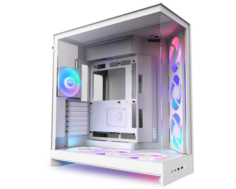 NZXT H9 Flow RGB+ Gaming kućište belo