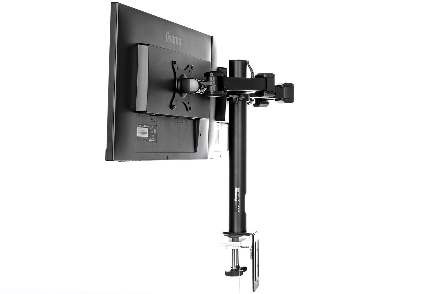 Simple and functional dual desktop arm DS1002C-B1