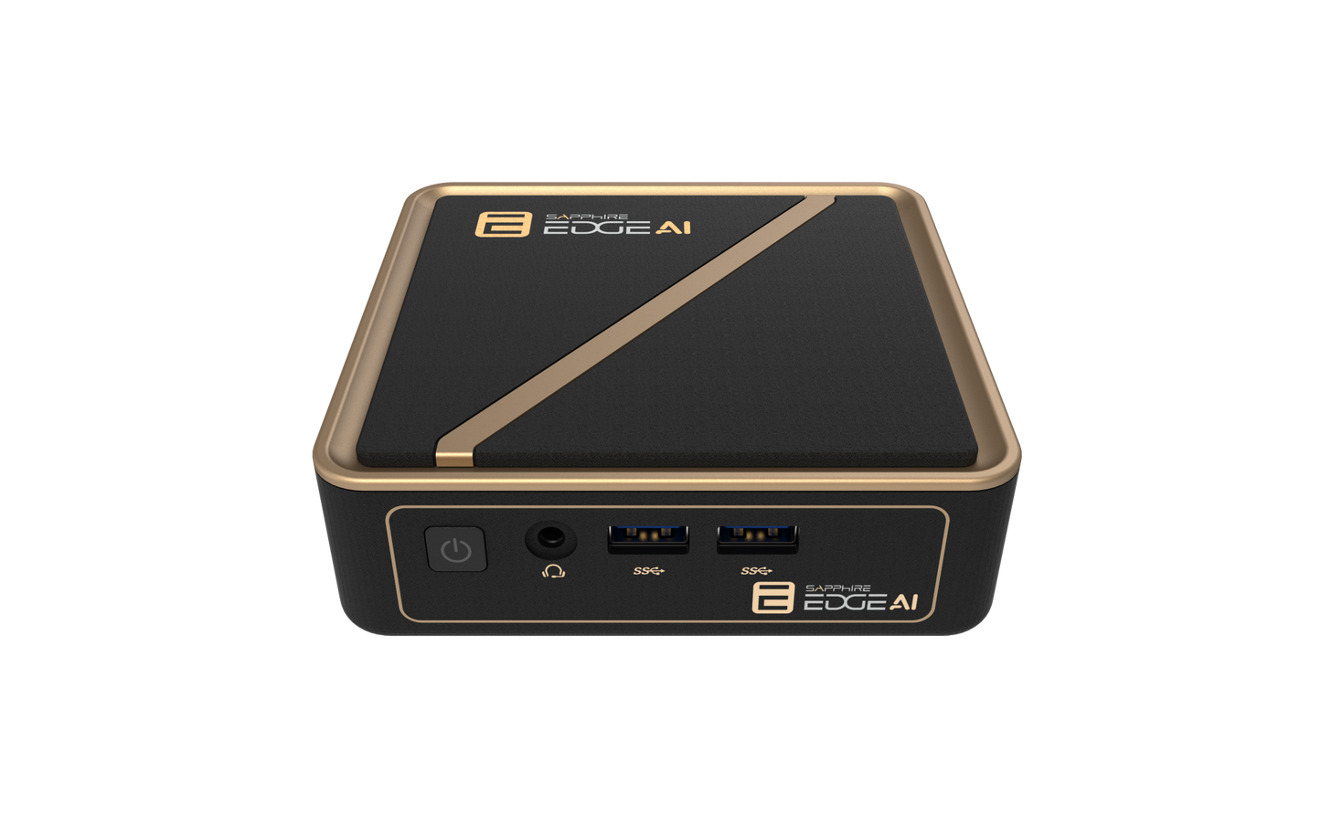 SAPPHIRE EDGE AI 350 BAREBONE WITH WIFI / BT MODULE, VESA MOUNT, POWER ADAPTER AND POWER CORD W/O SSD AND MEMORY