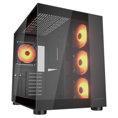 COUGAR FV150 RGB PC Case, Mid tower, Black