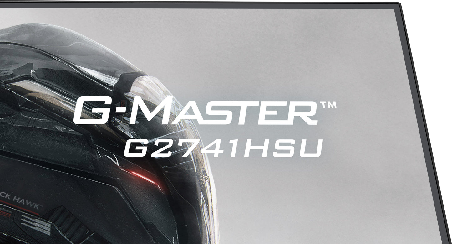 27" IPS Gaming, G-Master Black Hawk, G-SYNC Compatible, 2560x1440 144Hz, 300cd/m2, HDMI, DisplayPort, 1ms MPRT, Adaptive Sync, Speakers, USB 2x2.0, Black Tuner, 15cm Height Adjust Stand