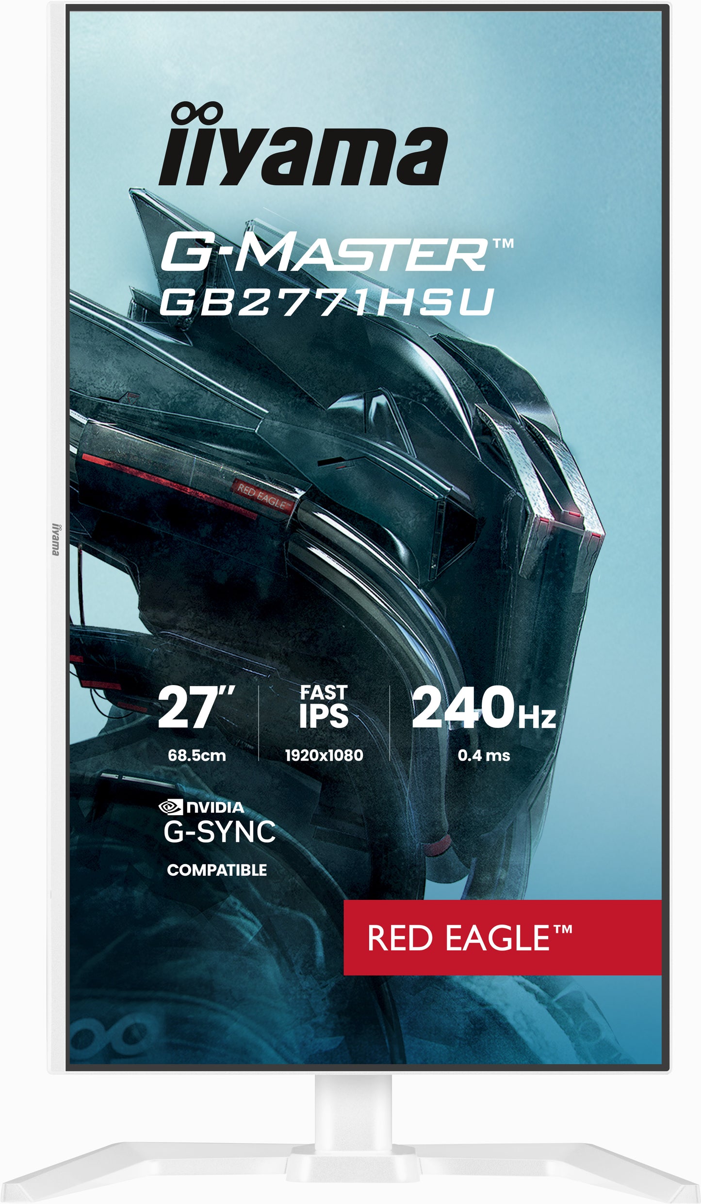 27" WHITE Fast IPS Gaming, G-Master Red Eagle, G-SYNC Compatible, 1920x1080 at 240Hz